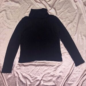 Exofficio Classic Black Turtleneck Sweater